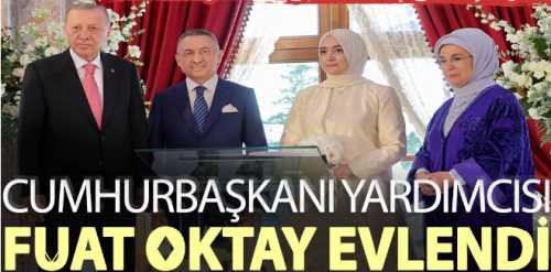 Fuat Oktay ve Hümeyra Şahin dünyaevine girdi