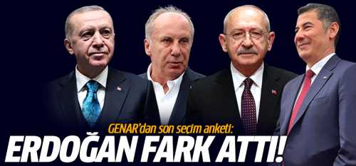 GENAR'ın son seçim anketinde bıçak sırtı sonuçlar 