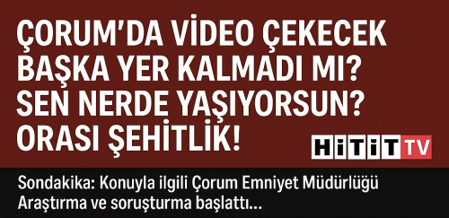 Genç Kızın Çorum Şehitliğinde Dansına Büyük Tepki!