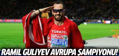 Guliyev 200 metrede Avrupa Şampiyonu!