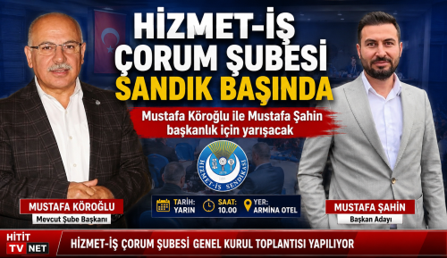 Hizmet-İş Sendikası Çorum Şubesi Sandık Başına