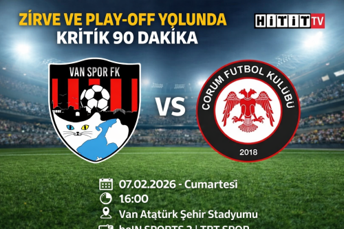 İmaj Alt Yapı Vanspor - Arca Çorum FK Maçı