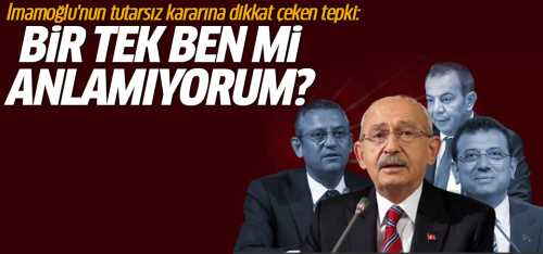 İmamoğlu'nun konuşmalarından bir şey anlamadım