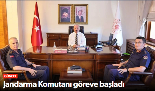 Jandarma Komutanı Kubilay Yılmaz Göreve Başladı!