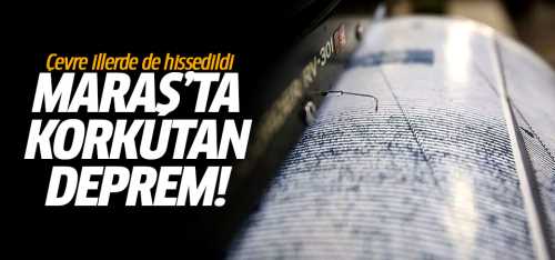 Kahramanmaraş'ta 4.6 büyüklüğünde Deeprem Oldu!