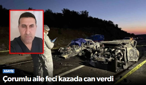 Karabük Eflani’de Çorumlu Aile Feci Kazada Öldü!