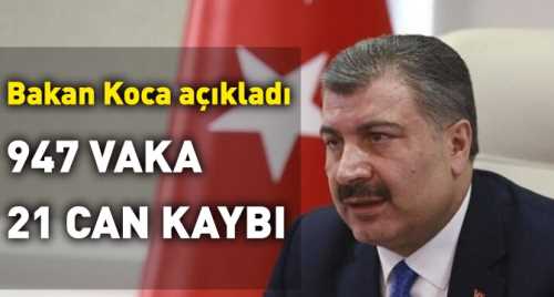 Koronavirüsten ölenlerin sayısı 21'e çıktı