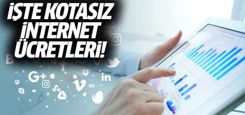 Kotasız internet 1 Ocak'ta başlıyor