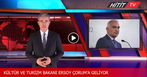 Kültür ve Turizm Bakanı Mehmet Nuri Ersoy Çorum’da 