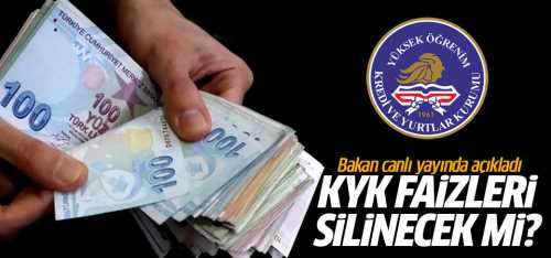 KYK Faizleri silinecek mi ?