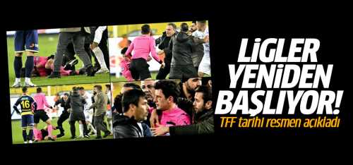 Ligler 19 Aralık Salı günü yeniden başlıyor!