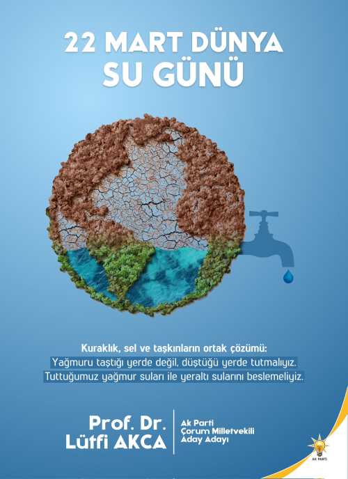 Lütfi Akça  Birleşmiş Milletler Dünya Su Günü'ne davet edildi