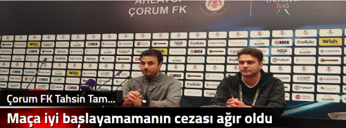 Maça iyi başlayamamanın cezası ağır oldu