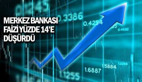 Merkez Bankası faizi %2.5 düşürdü