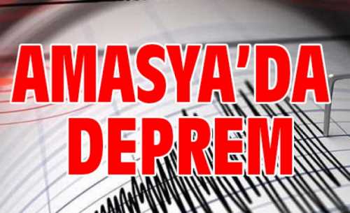 Merzifon'da 4.2 büyüklüğünde deprem