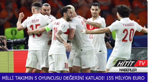 Milli Takımnın 5 Futbolcusu  Kadro Değerlerini Katladı