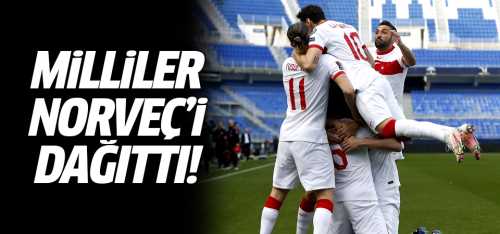 Milliler Hollanda sonrası Norveç'i dağıttı!