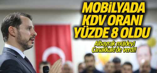 Mobilyada KDV oranı yüzde 8'e düştü