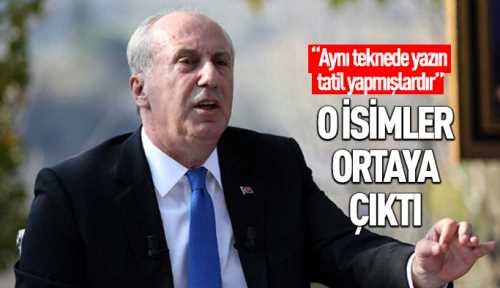 Muharrem İnce Kumpas kuranları ima etti