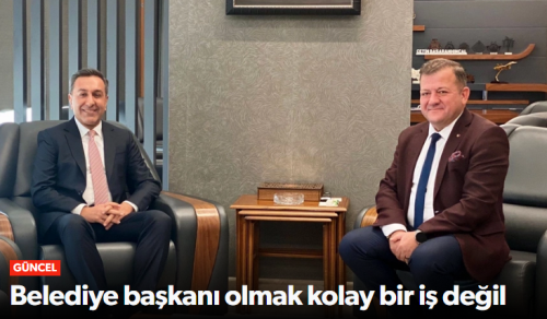 Muhsin Dere TSO Başkanı Çetin Başaranhıncal’ı ziyaret etti