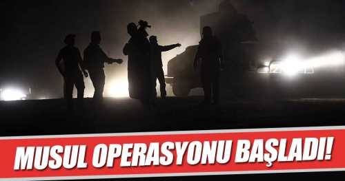 Musul'a üç koldan saldırıyor