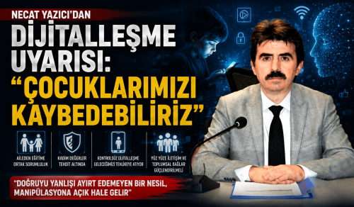 Necat Yazıcı'dan Dijitalleşme Uyarısı: "Çocuklarımızı Kaybedebiliriz"