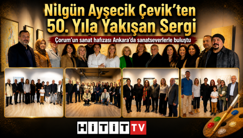 Nilgün Ayşecik Çevik’ten 50.Yıla Yakışan Sergi!