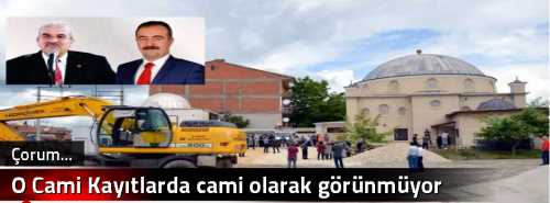 O Cami Kayıtlarda cami olarak görünmüyor