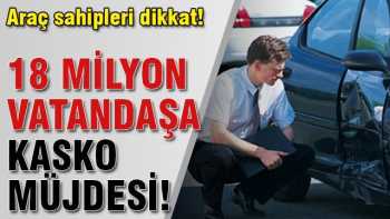 Otomobil sahiplerine kasko müjdesi