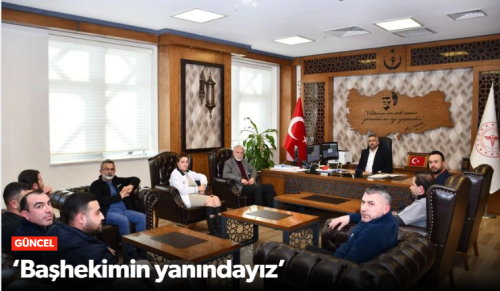 Öz Sağlık-İş’ten Başhekime Destek