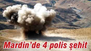 PKK MARDİN'DE 4 POLİSİMİZ ŞEHİT EDİLDİ 