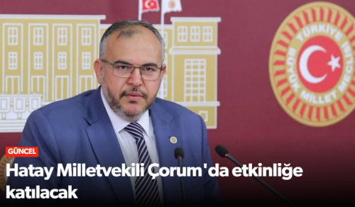 Saadet Partisi Hatay Milletvekili Çorum'da etkinliğe katılacak!