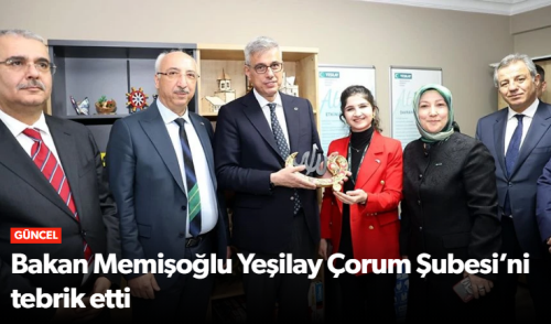Sağlık Bakanı Memişoğlu'dan Yeşilay'a Tam Destek!