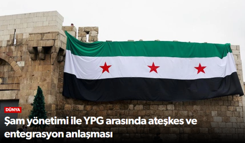 Şam Yönetimi ile YPG Arasında Entegrasyon Anlaşması Sağlandı