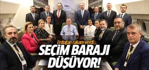 Seçim barajı %7 düşüyor!