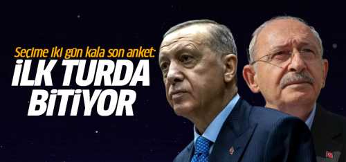  Seçim İlk turda bitiyor