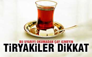 SOĞUK HAVADA ÇAY İÇMEYİN