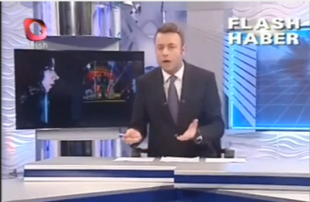 SPİKERDEN  NiRAN ÜNSAL'A FIRÇA 