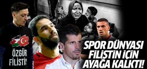 Spor dünyası Filistin için ayağa kalktı!