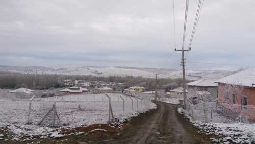 Sungurlu'da Nisan karı şaşırttı  