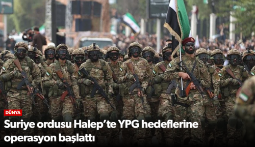 Suriye Ordusu Halep’te YPG hedeflerini Süpürüyor!