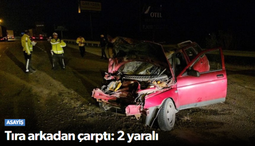 Takla Atan Otomobil Hurdaya Döndü!