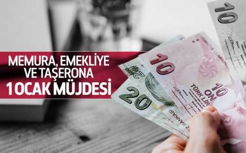 Taşerona, memura, işsize ve emekliye 1 Ocak müjdesi