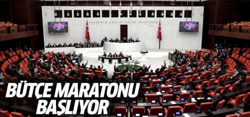 TBMM 2023 yılı bütçe maratonu başlıyor