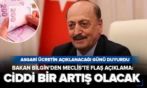 TBMM'de flaş asgari ücret açıklaması