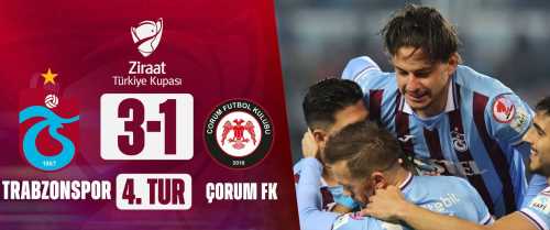 Trabzonspor 3-1 Ahlatçı Çorum FK 