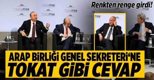 TÜRKİYE ARAP BİRLİĞİNE DERS VERDİ