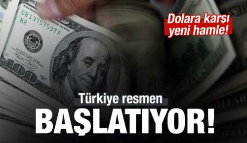 Türkiye'den dolara karşı yerli Para