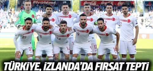 Türkiye İzlanda'da fırsat tepti