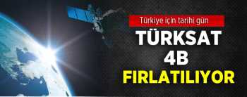 Türkiye Türksat 4B'yi  uzaya fırlatılıyor